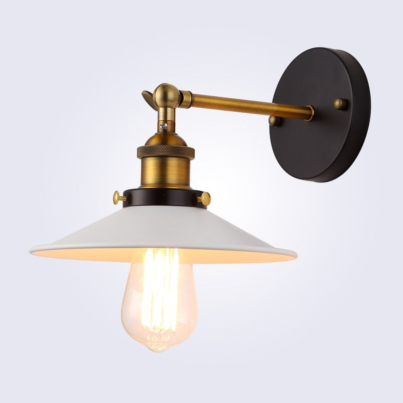 Industrielle Vintage-Wandlampe