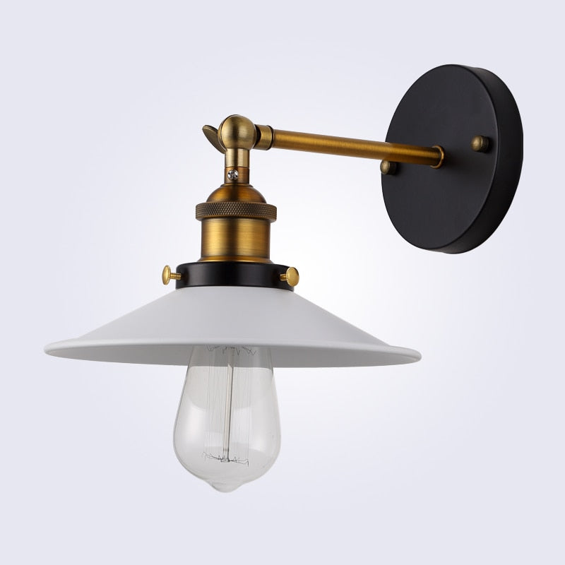 Industrielle Vintage-Wandlampe