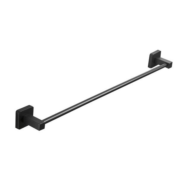 Mattschwarzes Edelstahl Badezimmer-Hardware-Set