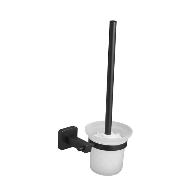 Mattschwarzes Edelstahl Badezimmer-Hardware-Set