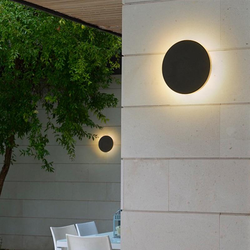 Moderne Außenwand LED Disc Lichter