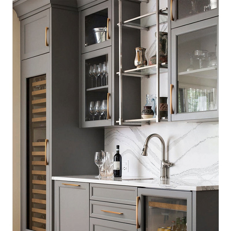 Moderne Bronze Schrank- & Schubladen-Griffe