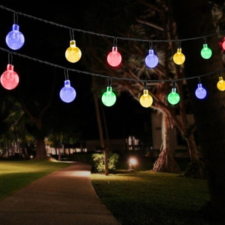 Bunte Solarbetriebene LED Globus Lichterketten