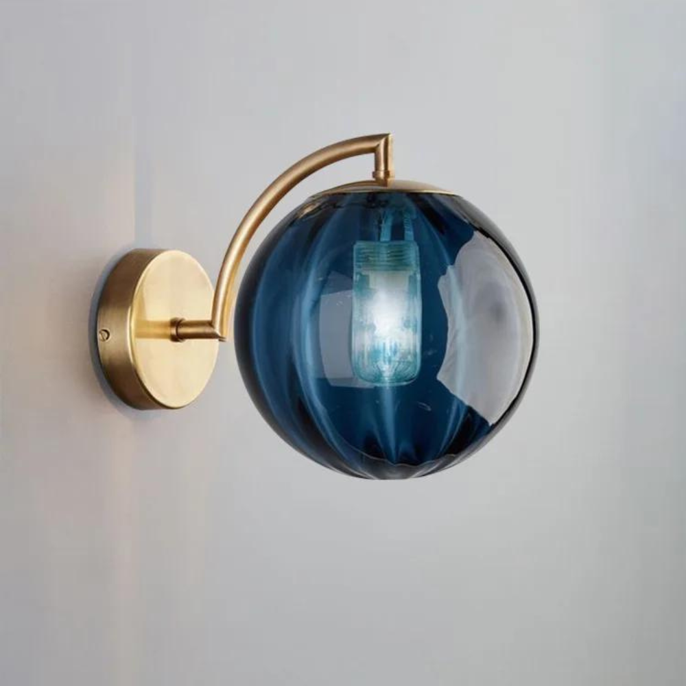 Howard - Glas-Globus-Wandlampe