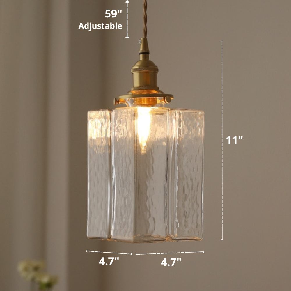 Adonia - Vintage Glas-Pendelleuchten